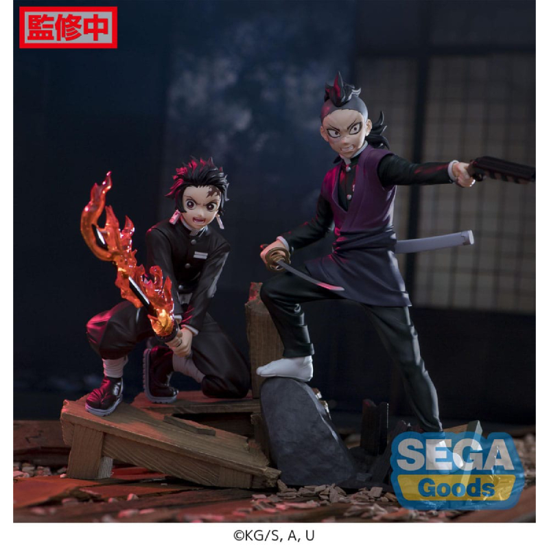 Figurine Demon Slayer - Genya Swordsmith Village Arc - Xross Link - 15 cm