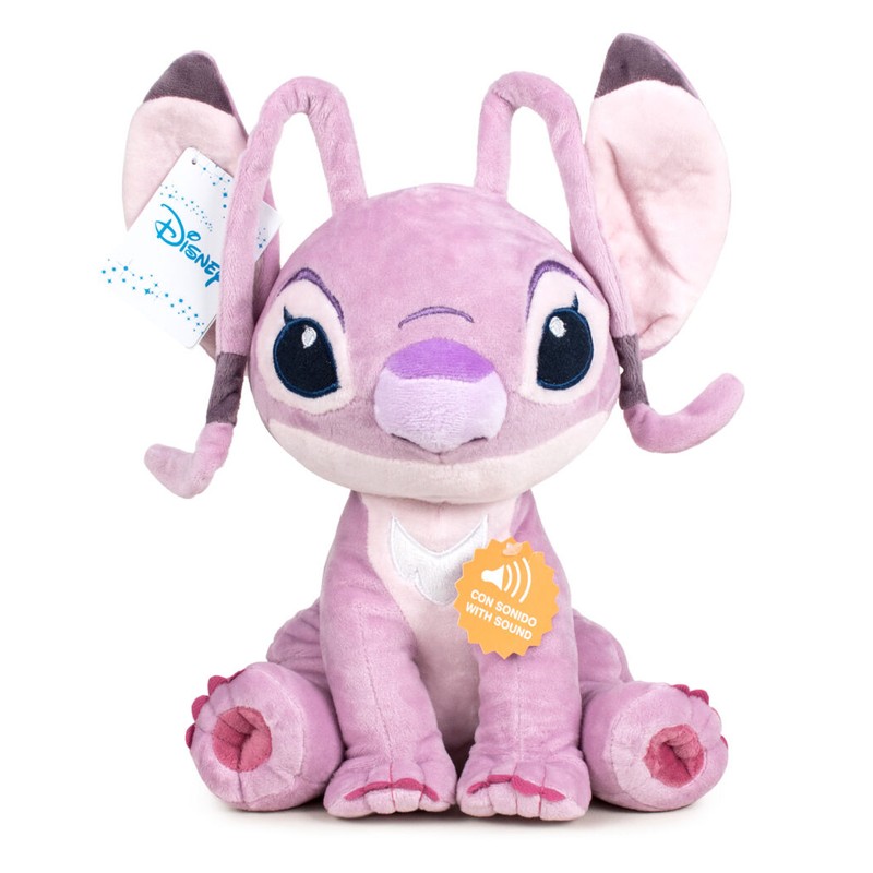 Disney Stitch Angel zvučna plišana igračka 20cm