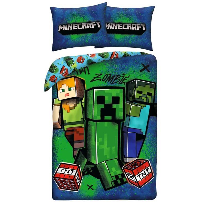 Posteljina Minecraft 140x200cm