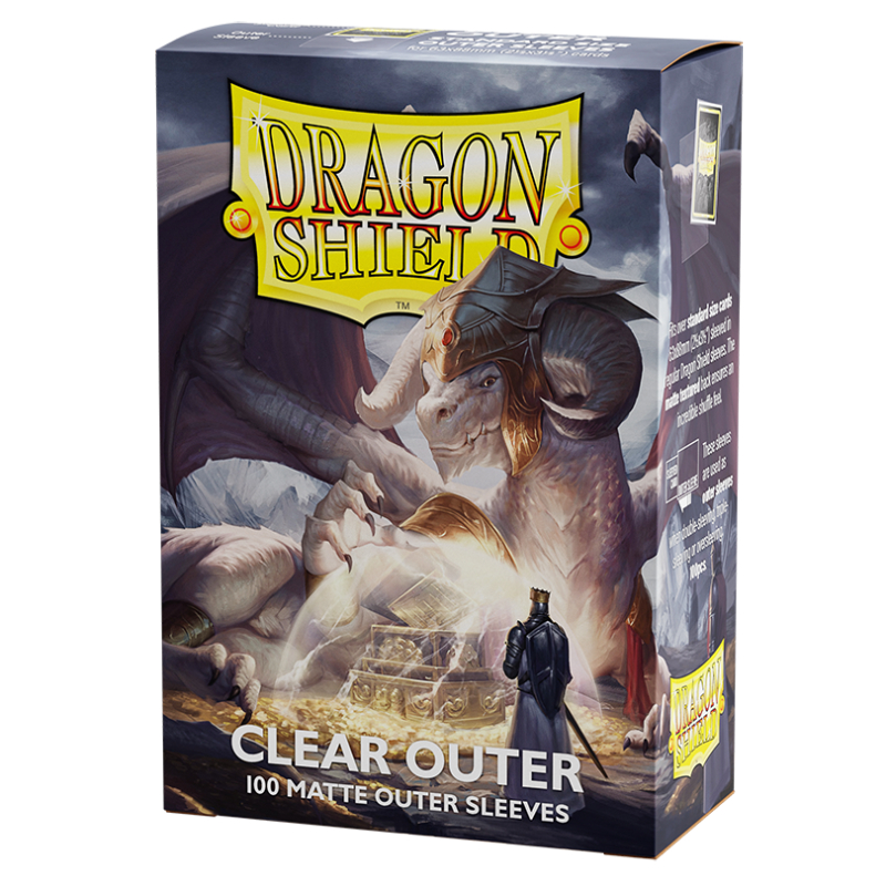 Dragon Shield Standard Matter Outer Sleeves Clear (100pcs)